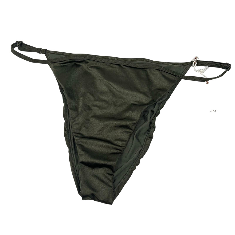 Good American Shine Perfect Fit Bikini Bottom Stormy Size 3‎ US Large